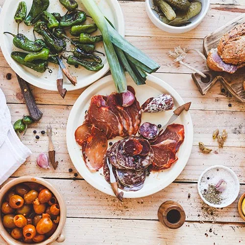 Tapasmenu til 2 personer