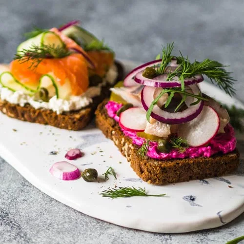 Luksussmørrebrød, Stjerneskud & Croissant